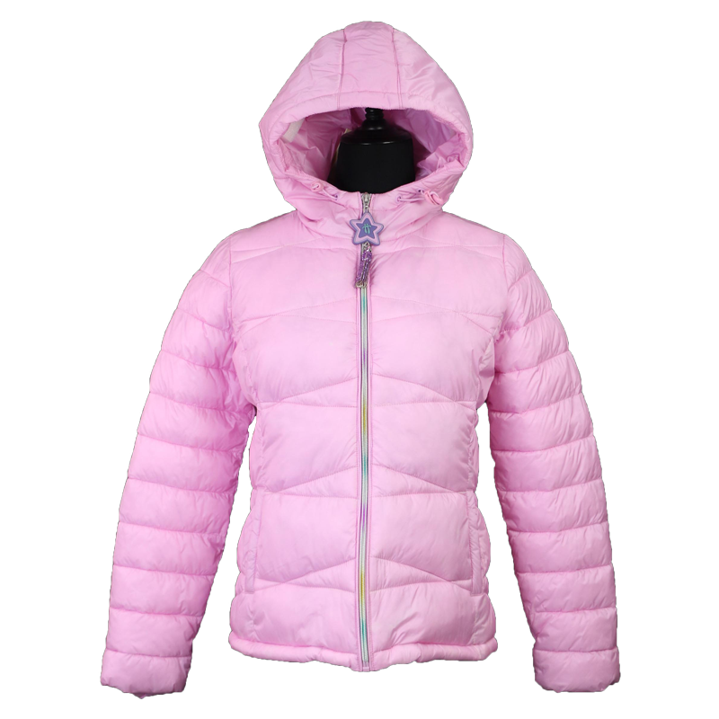 Winter windproof children medium weight autumn girls puffer jacket